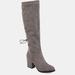 Journee Collection Journee Collection Women's Tru Comfort Foam Wide Calf Leeda Boot - Grey - 7