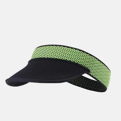 Vigor High Elastic Plain Dry Fit Sport Hat Cap Running Sun Visor - Green