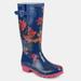 Journee Collection Journee Collection Women's Mist Rainboot - Blue - 7