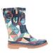 Western Chief Women's Patchwork Mid Rain Boot - Blue - US 7