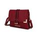 MKF Collection by Mia K Valeska Multi Compartment Crossbody - Red