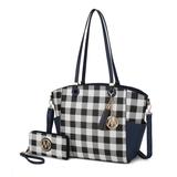 MKF Collection by Mia K Karlie Tote Bag With Wallet - 2 Pieces - Blue