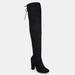 Journee Collection Journee Collection Women's Wide Calf Maya Boot - Black - 9