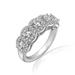 Diamonbliss 5-Stone Halo Ring - Grey - 7