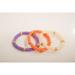 Taylor Reese Acrylic Bamboo Stretch Bracelet - Orange