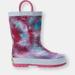 Western Chief Kids Tie Dye Rain Boot - Fuschia - Pink - 10 TODDLER