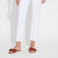 Lysse Elle Ankle Flare Denim (27.5" Inseam Plus Size) - White