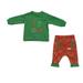 Andy Wawa Green Little Lion Holiday Outfit - Green - 1M-3M