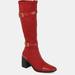 Journee Collection Journee Collection Women's Tru Comfort Foam Extra Wide Calf Gaibree Boot - Red - 10