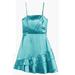 Ava & Yelly Satin Baby Doll Kelly, Big Girl - Green - Blue