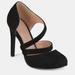 Journee Collection Journee Collection Women's Zeera Pump - Black - 6