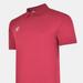 Umbro Boys Essential Polo Shirt - New Claret/White - Red - 13 YEARS