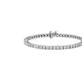 Haus of Brilliance .925 Sterling Silver 2.0 Cttw Lab Grown Diamond Illusion-Set Miracle Plate Tennis Bracelet - 2.0 CTTW