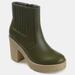 Journee Collection Journee Collection Women's Tru Comfort Foam Riplee Bootie - Green - 8