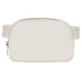 Fresh Fab Finds Sport Fanny Pack Unisex Waist Pouch Belt Bag Purse Chest Bag - White - White