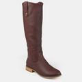 Journee Collection Journee Collection Women's Extra Wide Calf Taven Boot - Red - 10.5