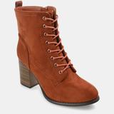 Journee Collection Women's Baylor Bootie - Orange - 5.5