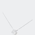 Haus of Brilliance 14K White Gold 1/2 Cttw Lab Grown Diamond Modern Bezel-Set Solitaire 16"-18" Pendant Necklace - White - 18