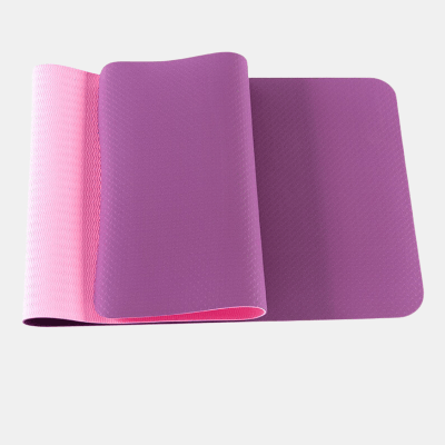 Vigor Thick Yoga Mat Fitness & Exercise Mat Easy to Carry - Chloride Free - Purple