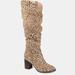 Journee Collection Journee Collection Women's Wide Width Wide Calf Aneil Boot - Brown - 5.5