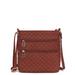 MKF Collection by Mia K Lainey Solid Quilted Cotton Womenâ€™s Crossbody By Mia K - Brown