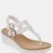 Journee Collection Women's Tru Comfort Foamâ„¢ Bianca Wedge Sandal - White - 6.5