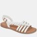 Journee Collection Journee Collection Women's Solay Sandal - White - 7.5