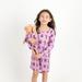 Leveret Matching Girl And Doll Mermaid Nightgown - Purple - 4Y