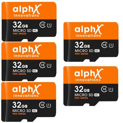 Cheer Collection AlphX 32gb 5 pack Micro SD High S...