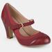 Journee Collection Journee Collection Women's Siri Pump - Red - 8