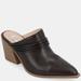 Journee Collection Women's Jinny Pump Heel - Brown - 6.5