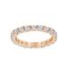 Diamonbliss Round Eternity Ring - Pink - CARAT: 2/SIZE: 6