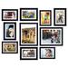Fresh Fab Finds 10Pcs Picture Frames Set Wall Desktop Display Photo Frame 4Pcs 5x7in Collage Frames 4Pcs 6x8in Frames 2Pcs 8x10in Gallery Frames Black - Black