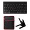 Fresh Fab Finds Tablet PC Sleeve Bag Case Stand For Tablet Under 10" With USB Mini Keyboard Two Layer Pockets - Black