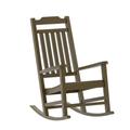 Merrick Lane Hillford Poly Resin Indoor/Outdoor Rocking Chair - Green