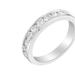 Haus of Brilliance IGI Certified 1.0 Cttw Diamond 18K White Gold Channel-Set Half-Eternity Band Wedding Ring - White - 10