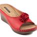 GC SHOES Sydney Red Wedge Sandals - Red - 10