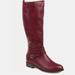 Journee Collection Journee Collection Women's Tru Comfort Foam Wide Calf Ivie Boot - Red - 5.5