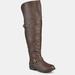 Journee Collection Journee Collection Women's Wide Calf Kane Boot - Brown - 11