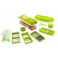 Ynkkvre - Genius Nicer Dicer Smart (12 pcs.) en vert - coupe-légumes pour cubes, bâtonnets,