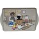 Le Monde Des Animaux - Plateau rectangulaire chaton patissier 38 cm