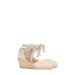 Juana Ankle Wrap Espadrille Wedge D'orsay Pump