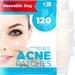 Acne Patches (120 Pack) - Tea Tree Oil and Hydrocolloid Acne Patches for Face (3 Sizes) Pimple Patch Zit Patches Acne Dots Pimple Stickers Natural Blemish and Acne Spot Dots