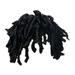 KAGAYD Black Wig Dreadlocks Short Hair Hop Over Top Reggaerocker