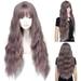 Long Mix Purple Wig Women Wigs Heat Resistant Synthetic Kinky Curly Wigs for Women Long Purple Kinky Curly Wig Purple