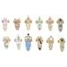 12 Pcs Nail Set Ring Rhinestones Charms 3d Art Decoration Miss Chic Nails Diamond Delicate Crystal