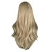 Tiezhimi Wig Women s Long Curly Hair Headgear Whole Top European And American With Bangs Highlighting Fashion Set