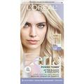 L Oreal Paris Feria Long-Lasting Anti Brass Power Hair Toner Ammonia Free Demi Permanent Hair Color Pearl Blonde Hair Toner 1 Application