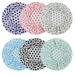 ZTTD 6Pcs Shower Caps Extra Large Reusable Elastic 100% Waterproof Bathing Hair Cap Beauty Tools