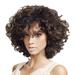 Women s Wig Fashion Wig Brown Wig Short Synthetic Hair Wave Wigs Coffee 13.3 inch